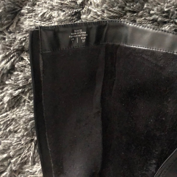 Black quilted boot - Picture 2 of 3